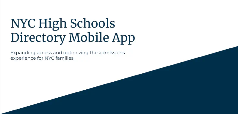 Capstone: NYC High Schools Directory Mobile App